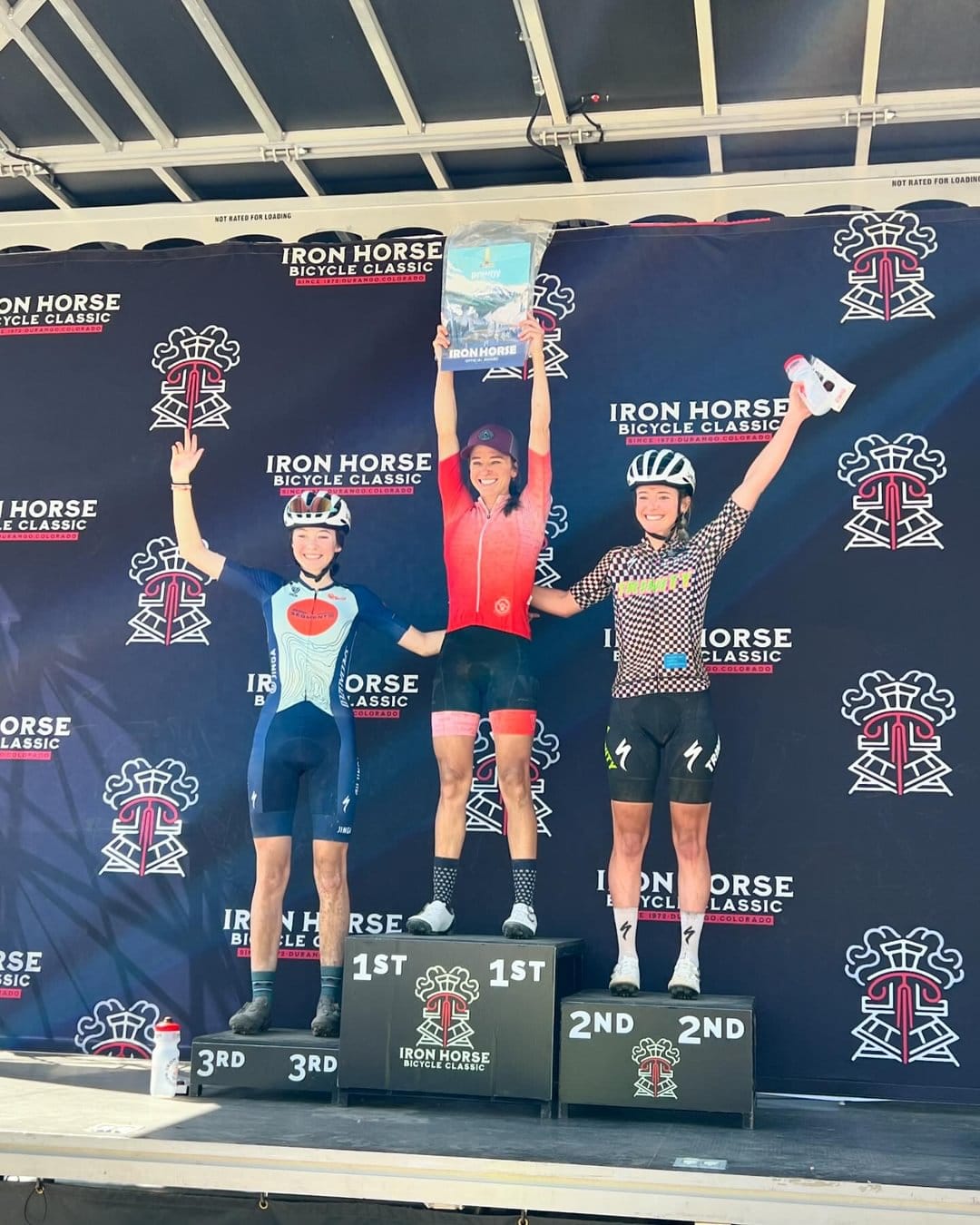 Iron Horse custom cycling race award — unique finisher award alternative to medal